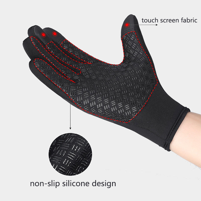 Orange Pebble sky blue waterproof touchscreen motorcycle riding gloves in size S 26