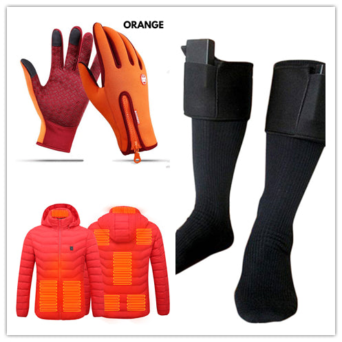 Orange Pebble sky blue waterproof touchscreen motorcycle riding gloves in size S 31