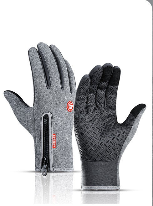 Orange Pebble sky blue waterproof touchscreen motorcycle riding gloves in size S 14